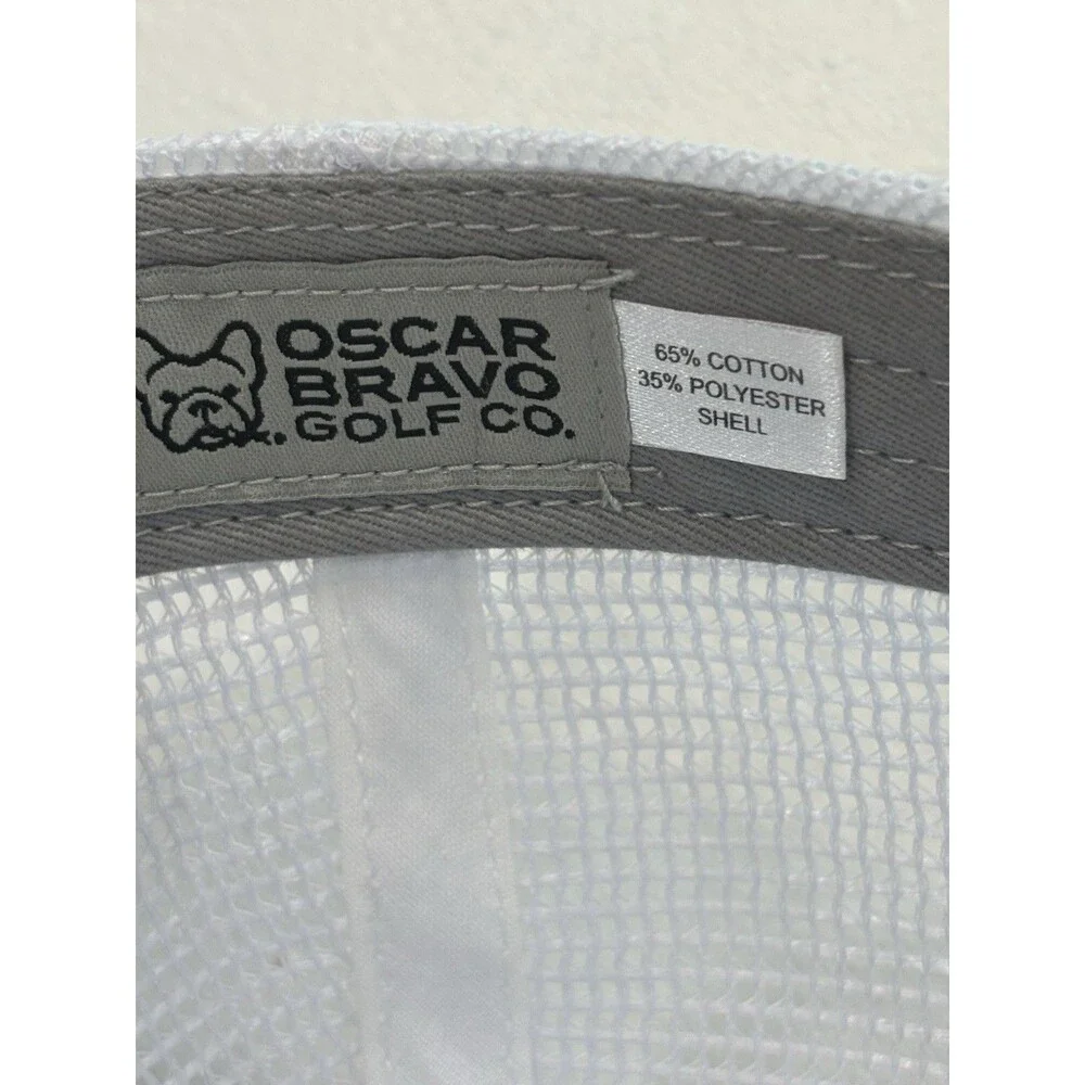 Oscar Bravo Golf Trucker Hat hook and loop Closure Mesh Back